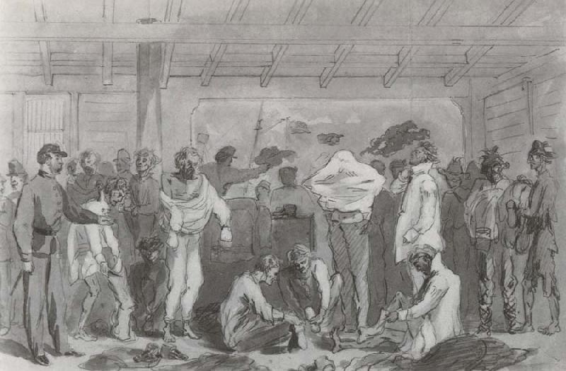 William Waud Returned Prisoners of War Exchanging